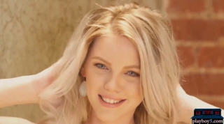Playboy model Ora Young striptease